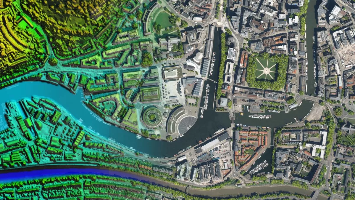 Map of Bristol with data overlays